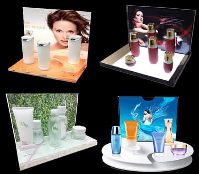 Skin care product display