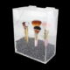 MKMD-026-1 Acrylic Clear Covered Makeup Brush Holder