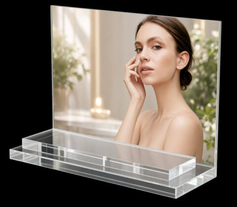 Customized Luxury High-end Acrylic Cosmetic Display Stand