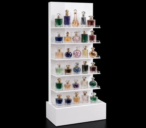 Floor Standing Luxury Perfume Display Stand