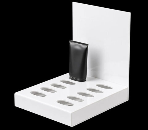 Acrylic Beauty Skincare Products Display Stand