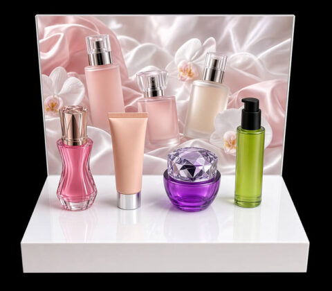 Custom Acrylic Skincare Display Rack